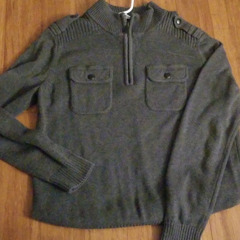 Mens medium charcoal grey sweater